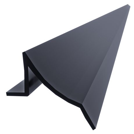 Beglazingstrip Kate 1855 mm zwart